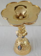 Solid silver gilt antique French Gothic Chalice.